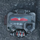 Nick Fury’s space beeper, emblazoned with the Hala star of Captain Marvel’s supersuit.